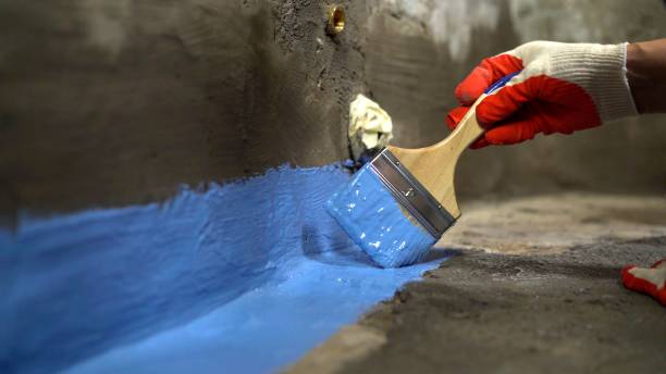 Commercial Basement Waterproofing project at a Waretown, NJ business property by SJ Waterproofing Pros